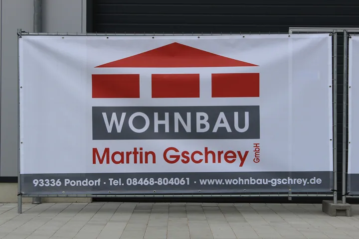 Bauzaunbanner im Großformat