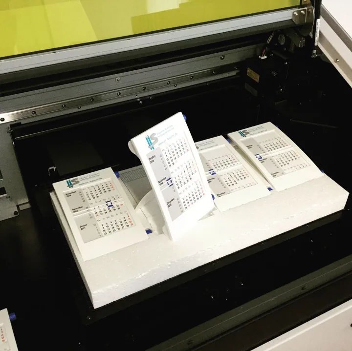 Kleine Druckobjekte in der Maschine